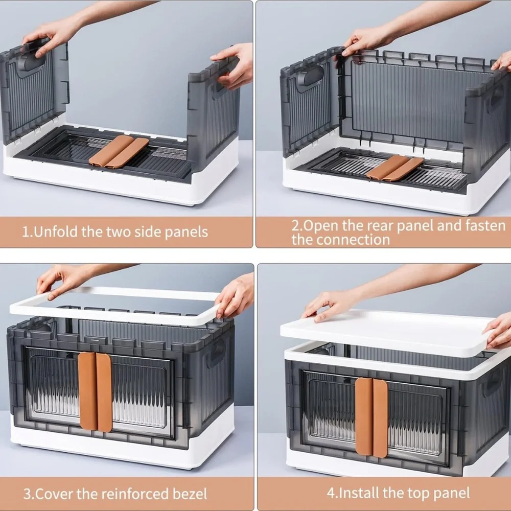 Closet Organizers and Storage - Trunk Car Organizer with Lids and Doors